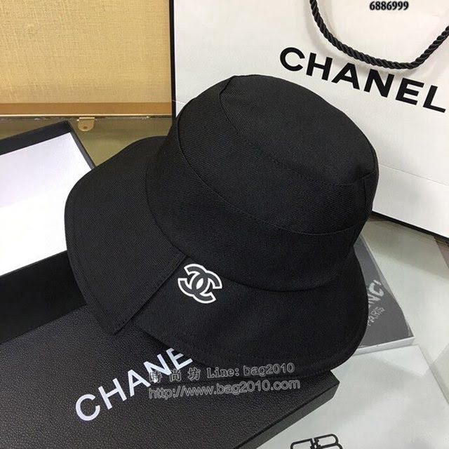 Chanel爆款女士帽子 香奈兒2021新款錯邊柔軟漁夫帽  mm1428